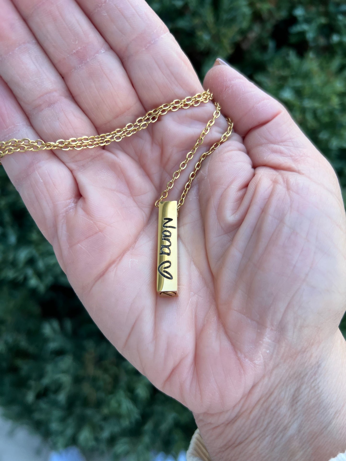 Personalized Cremation Urn Necklace