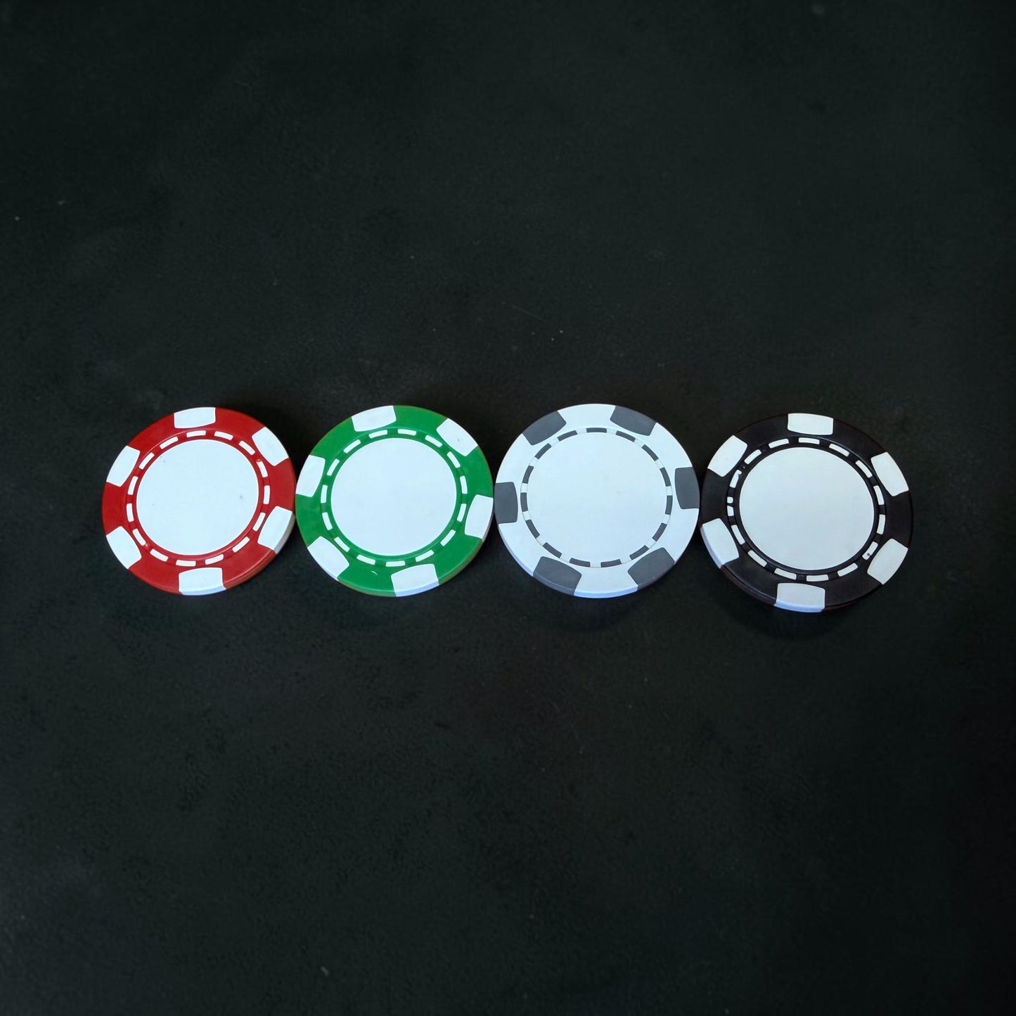 Custom printed poker chips