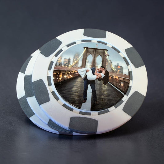 Custom printed poker chips