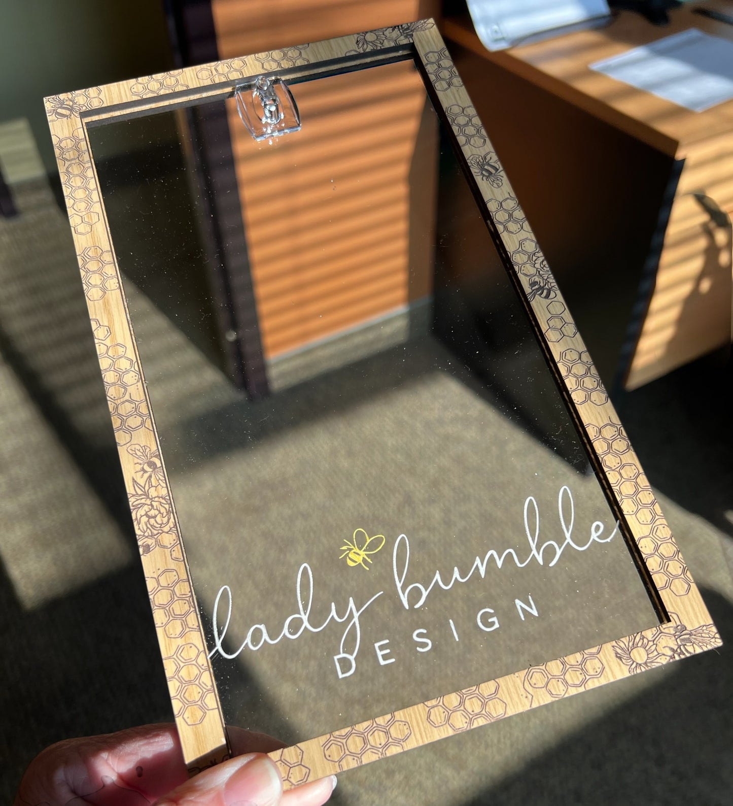 Personalized Acrylic display frames - for online claim streaming