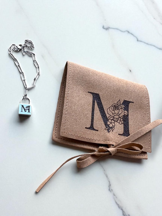 Petite Paperclip bracelet with padlock