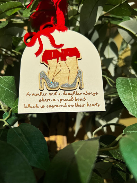 Mommy - Daughter ornament
