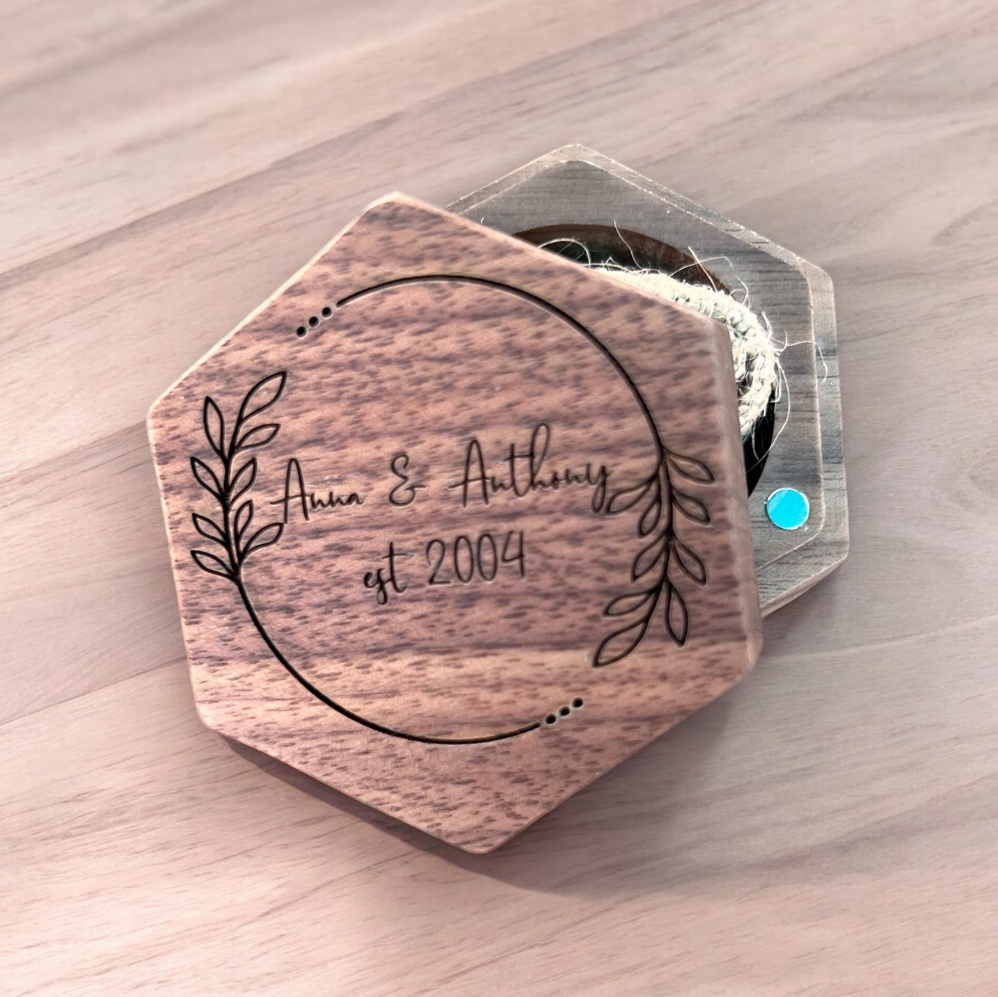 Customizable ring-favor holder