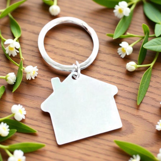 Personalized Home Keychain