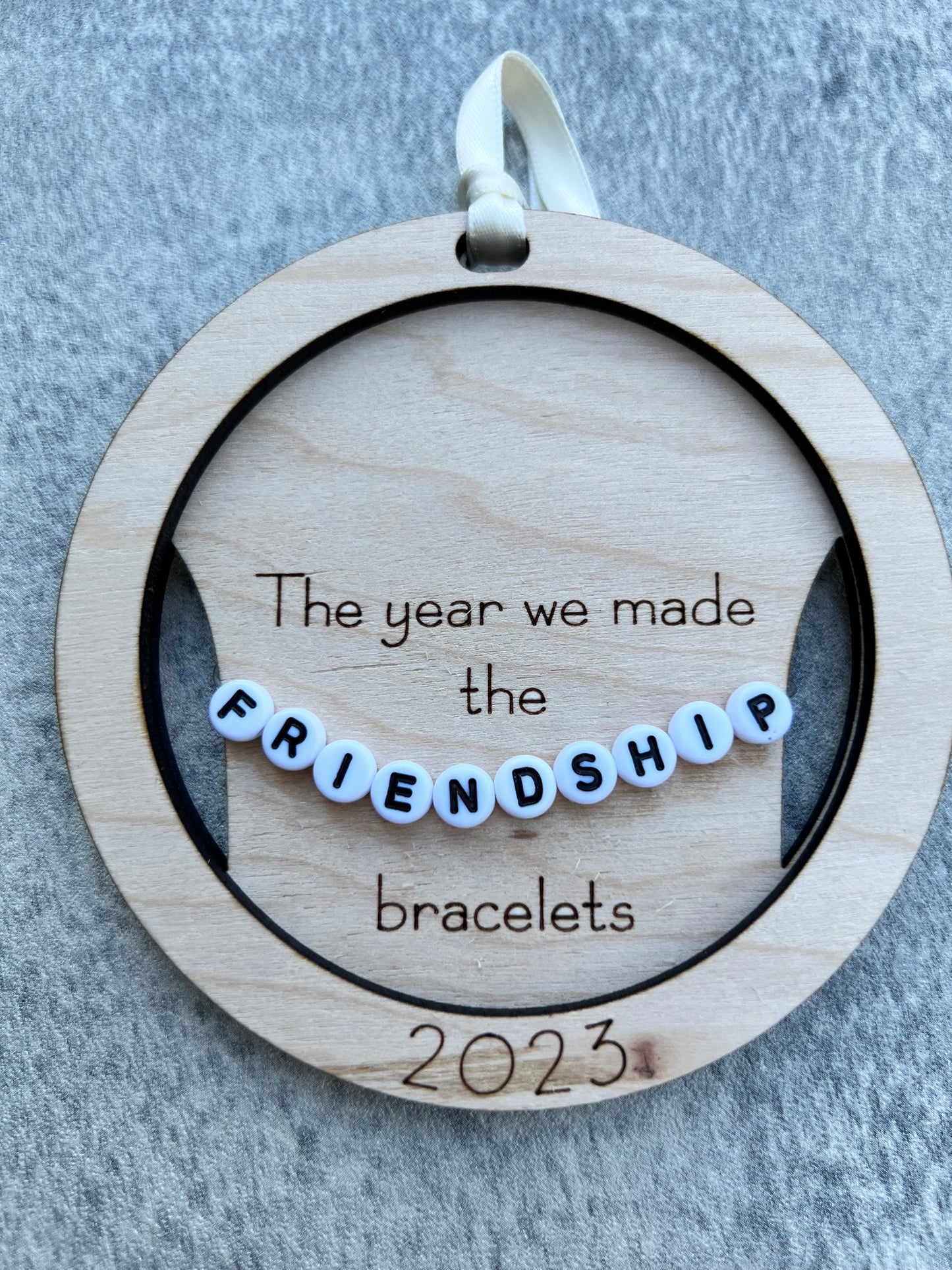 Friendship bracelet ornaments