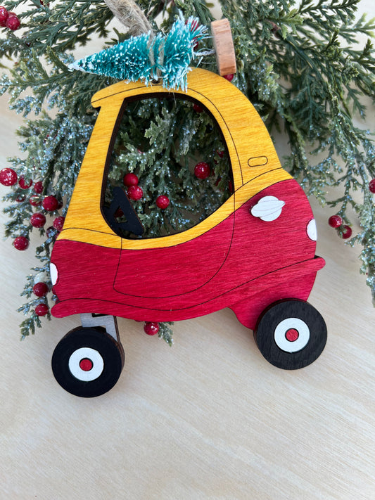 Kids Toy buggie Christmas ornament