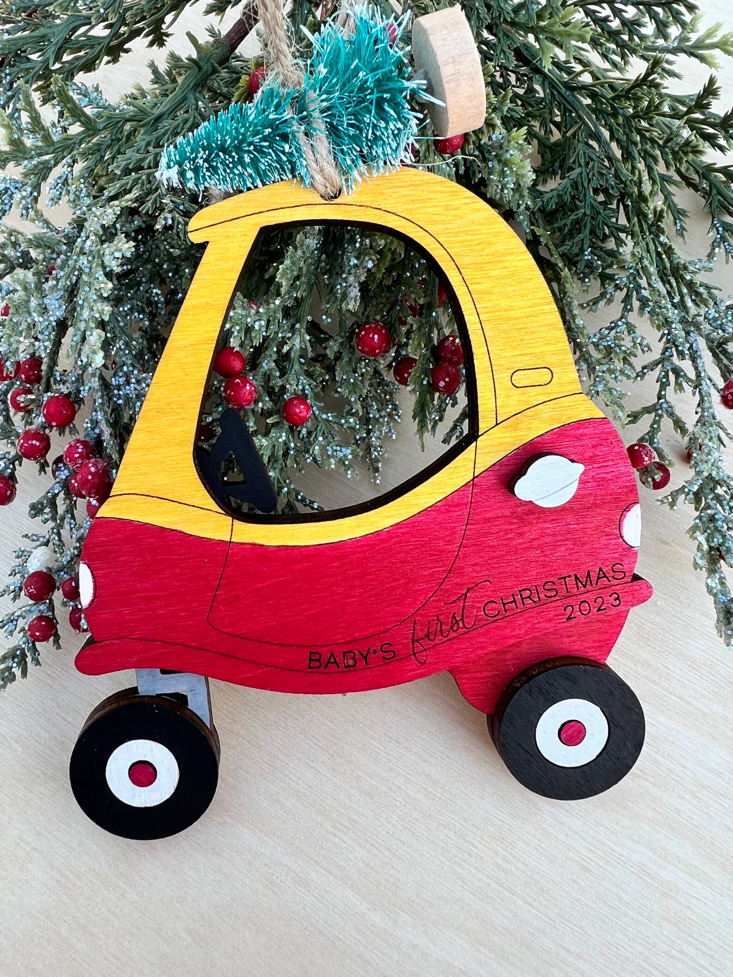 Kids Toy buggie Christmas ornament