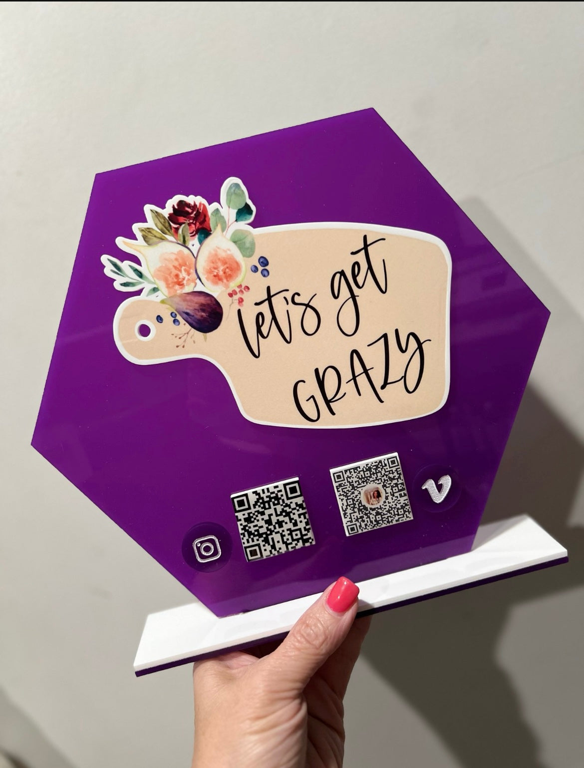 Octagon Business Social Media QR Code