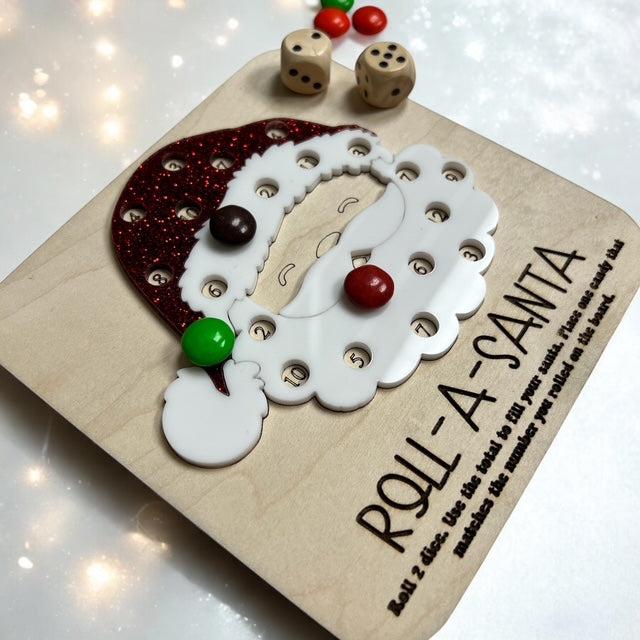 Roll-a-Santa Dice Game