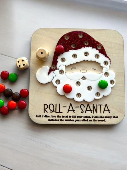 Roll-a-Santa Dice Game