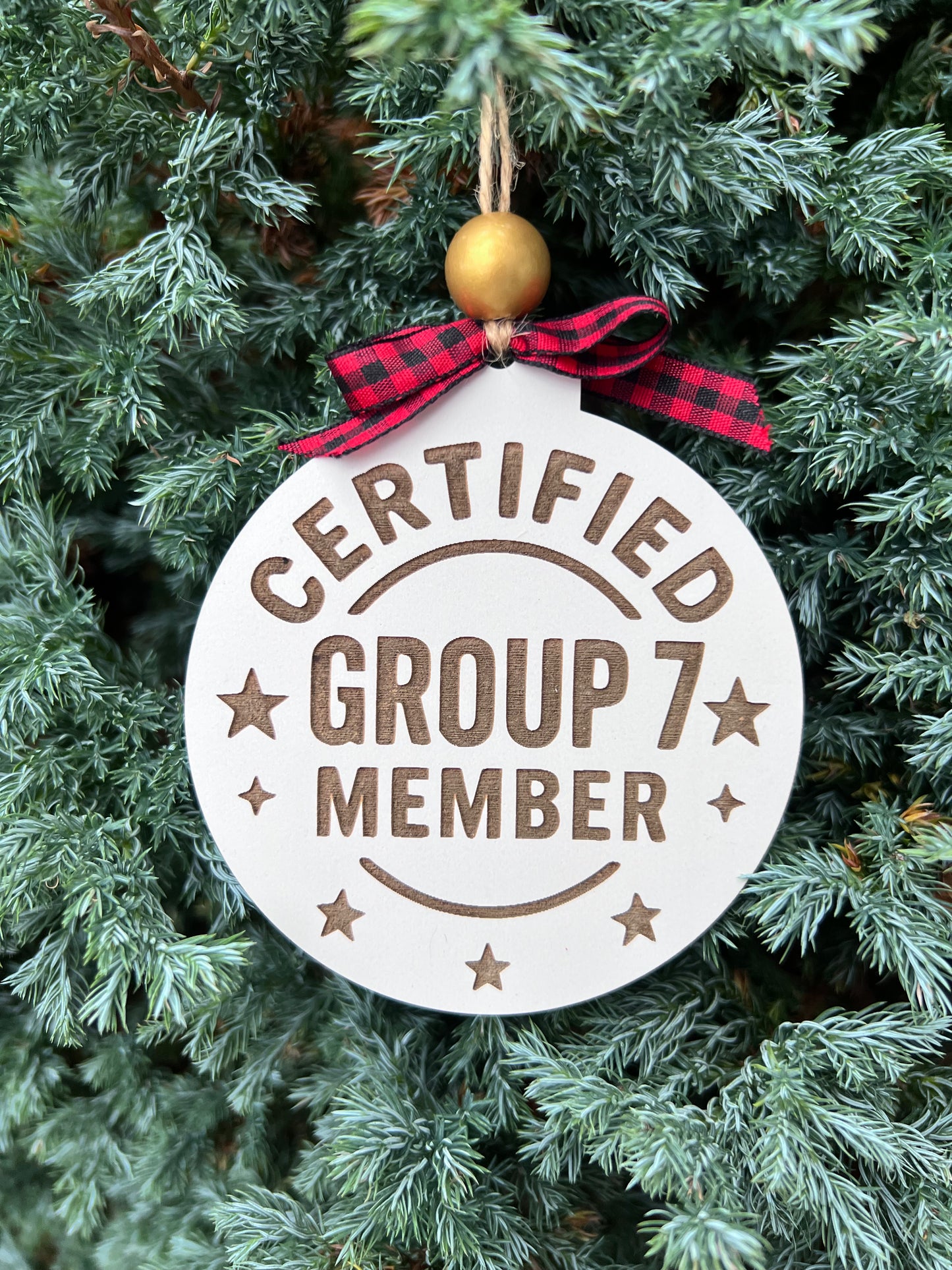 Certified Group 7 Member Ornament