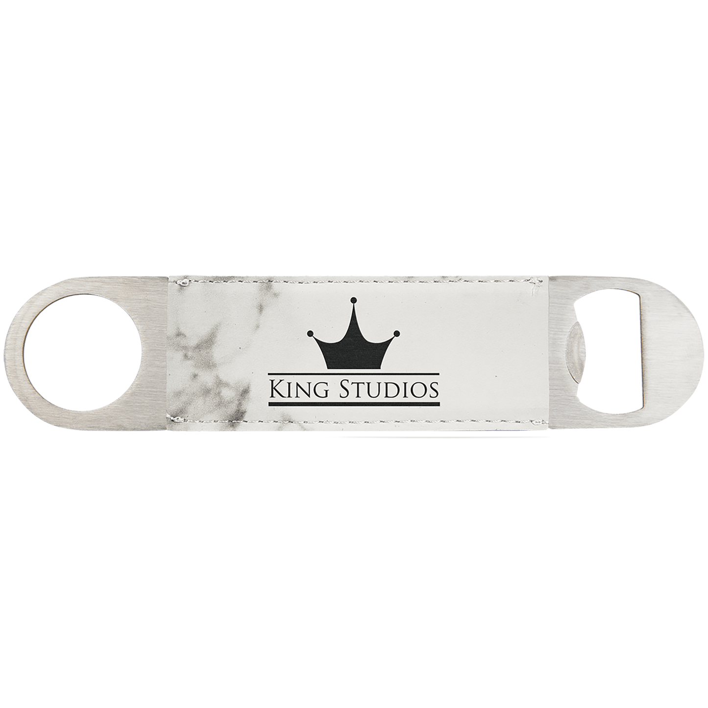 Personalized leatherette bottle openers
