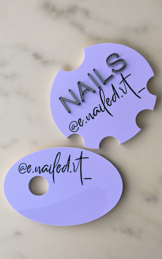 Acrylic Nail prop for nail salons - 2 piece set