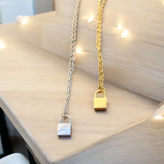 Padlock Necklace - Customizable