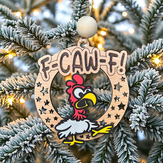 Funny Chicken Ornament