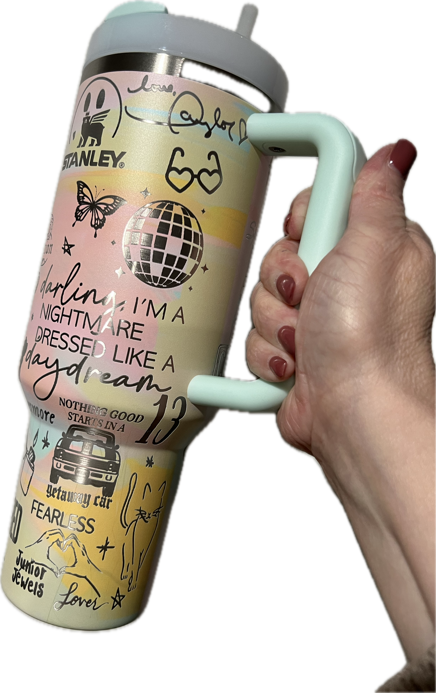 40 ounce warm serene (Color) tumbler - T*Sft full wrap