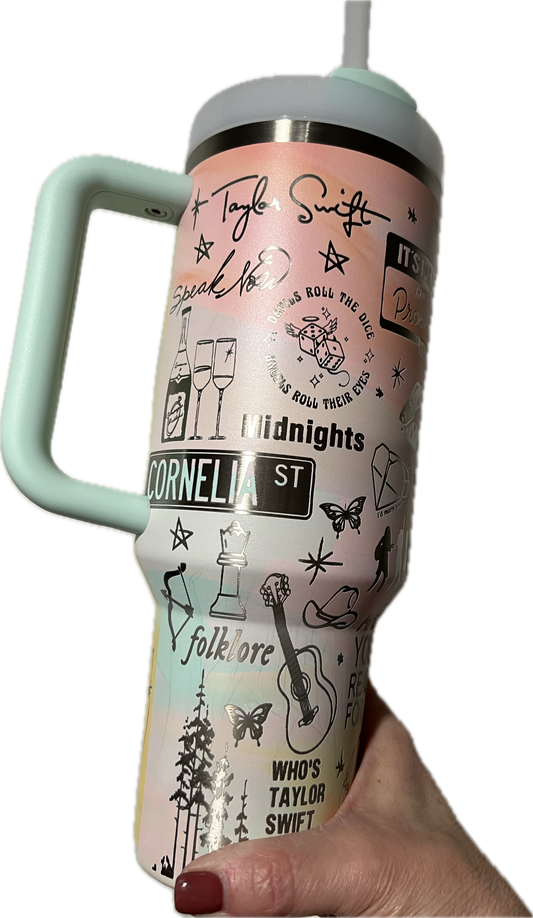 40 ounce warm serene (Color) tumbler - T*Sft full wrap