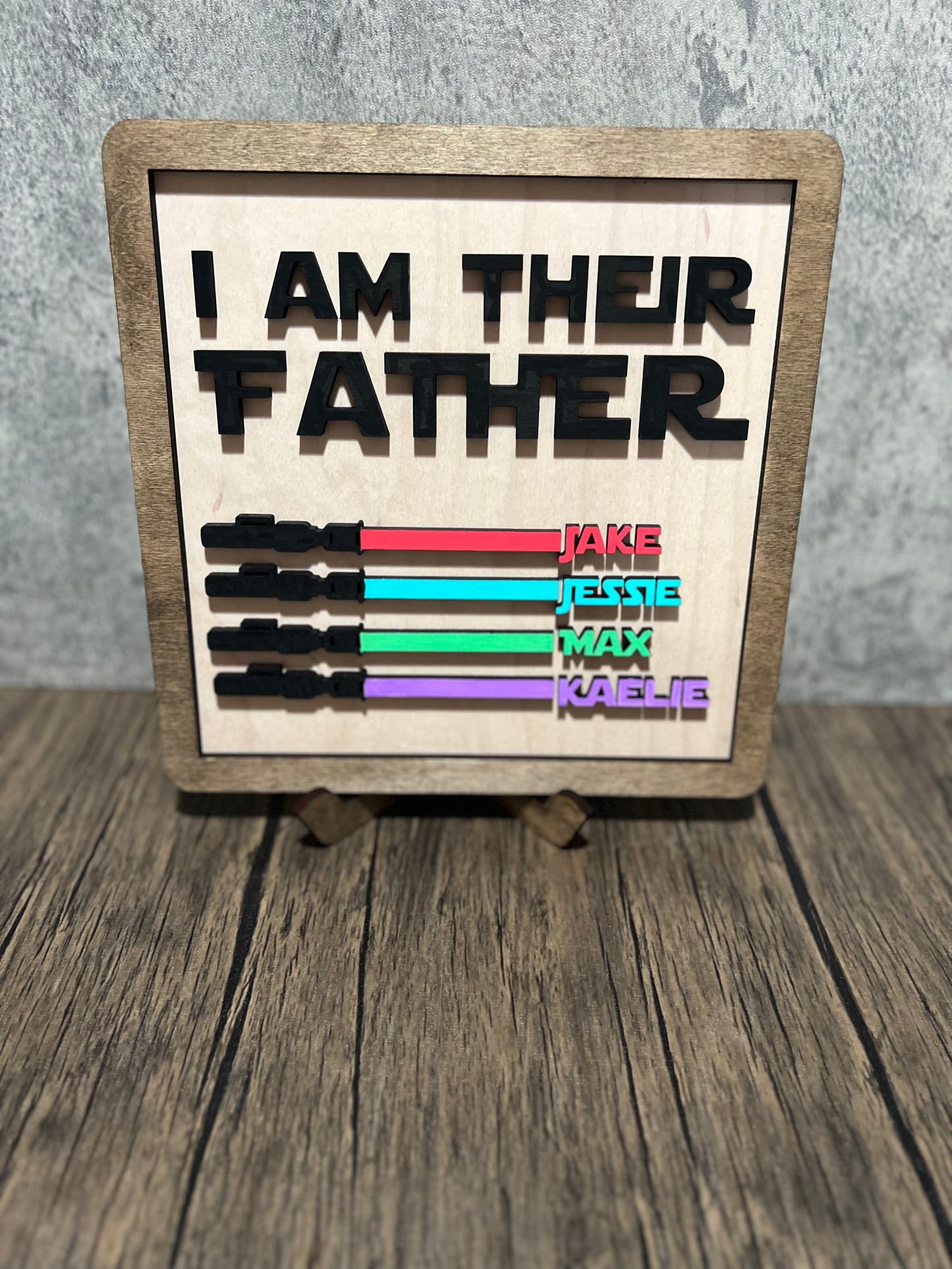 I am their father - I am your father LightSaber gift - personalized