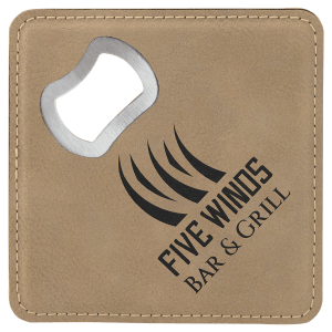 Personazlied Coaster with bottle opener