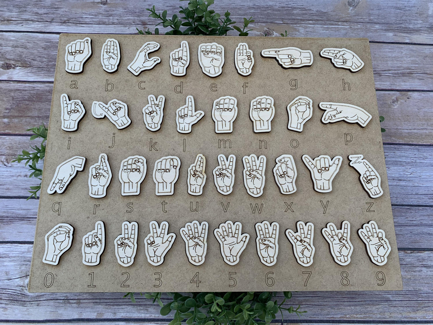 ASL American Sign Language Puzzle