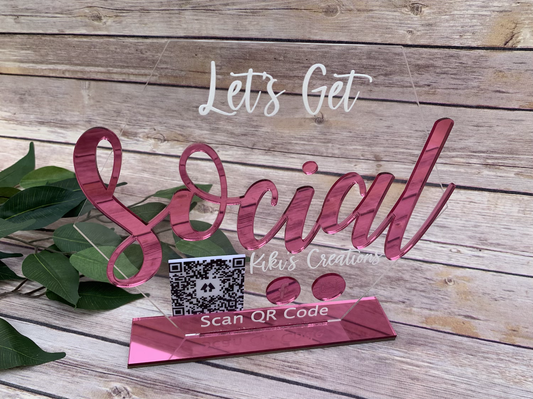 Octagon Business Social Media QR Code