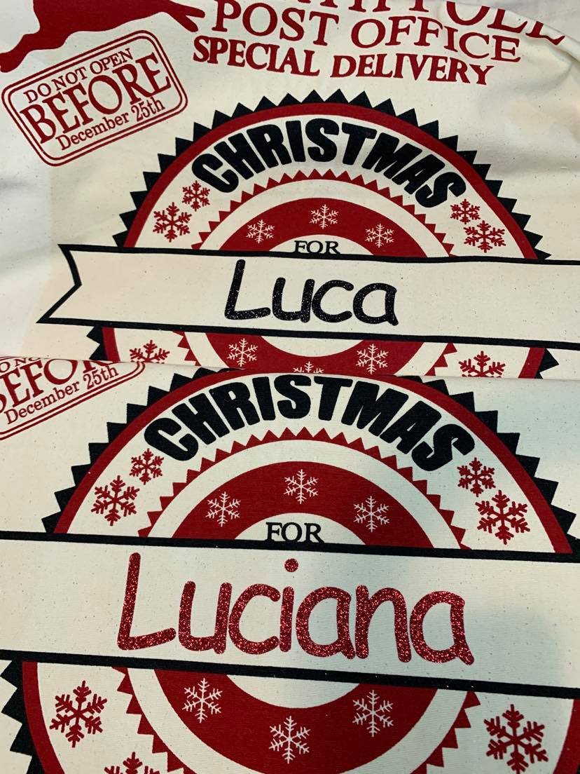 Customizable Santa Sack