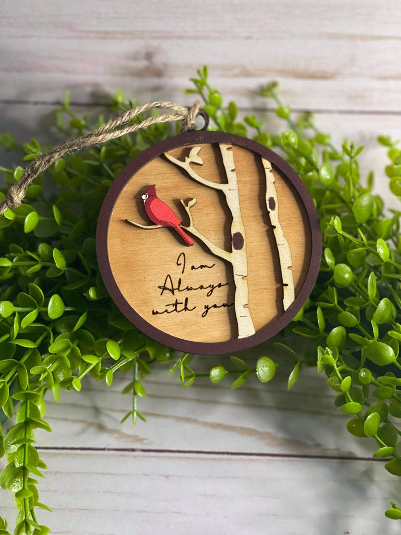 Memorial wooden Christmas Ornament
