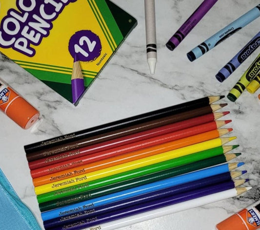 Personalized Colored pencils - 12 pack set