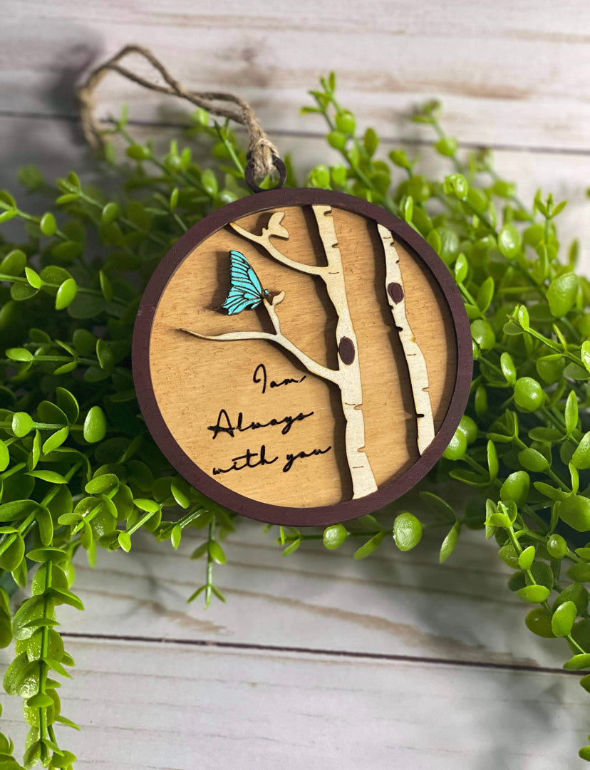 Memorial wooden Christmas Ornament