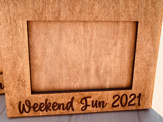 Personalized picture frame