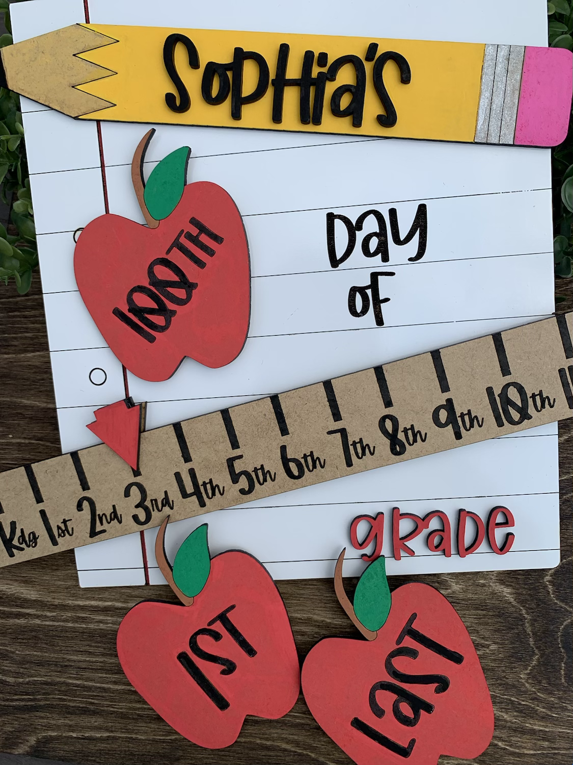 Reusable - First Day Of School Sign K-12