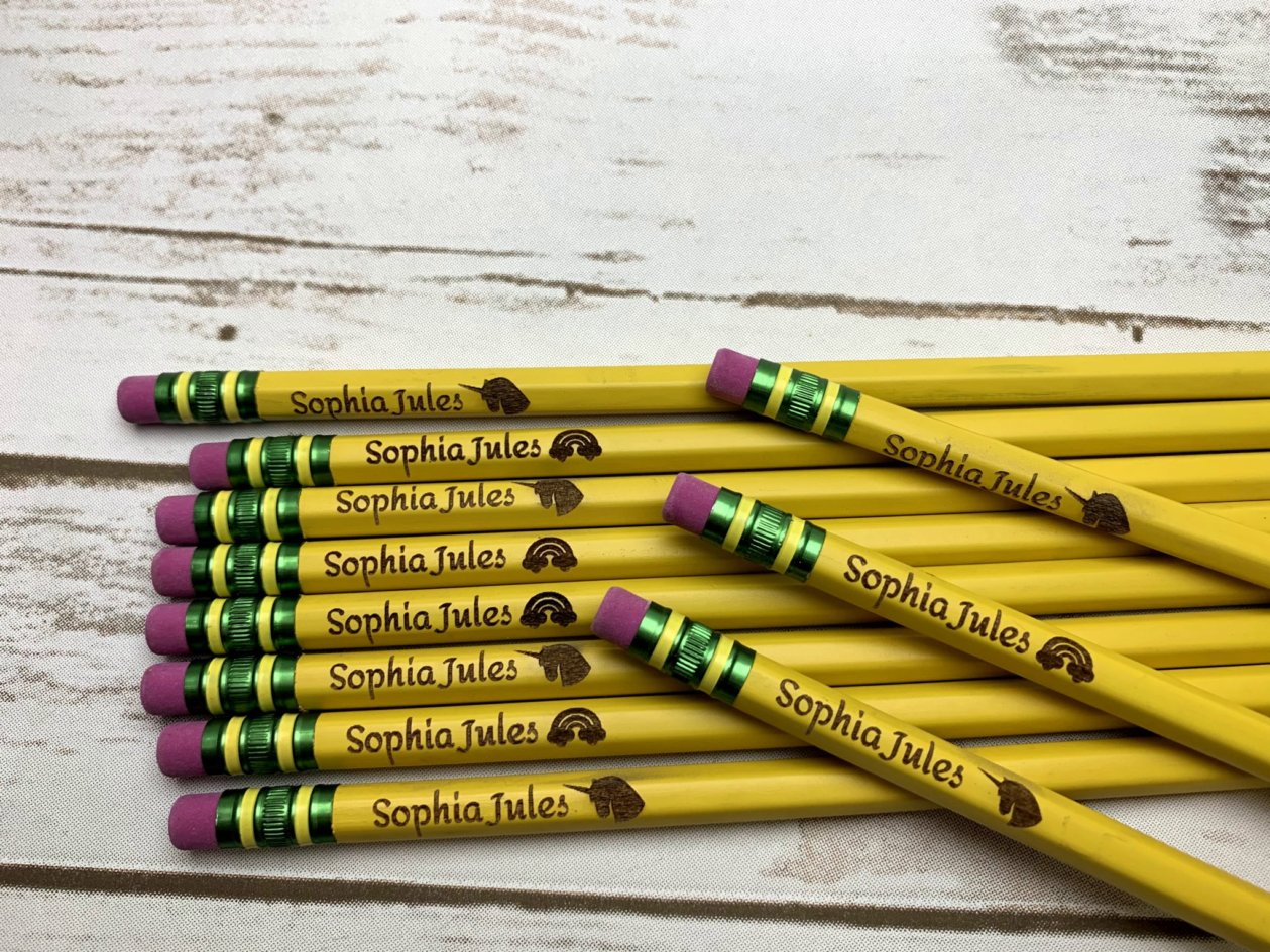 Customizable # 2 Pencils - 10 Pack