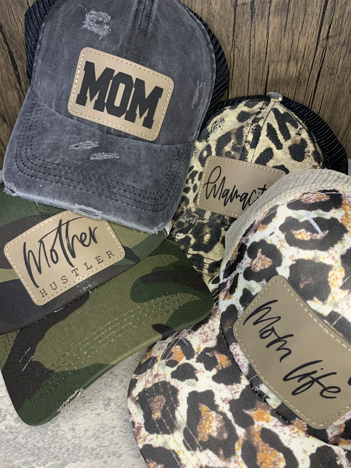 Ponytail caps - Mom