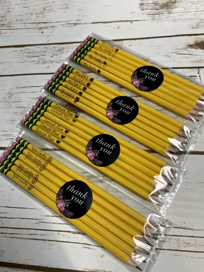 Customizable # 2 Pencils - 10 Pack