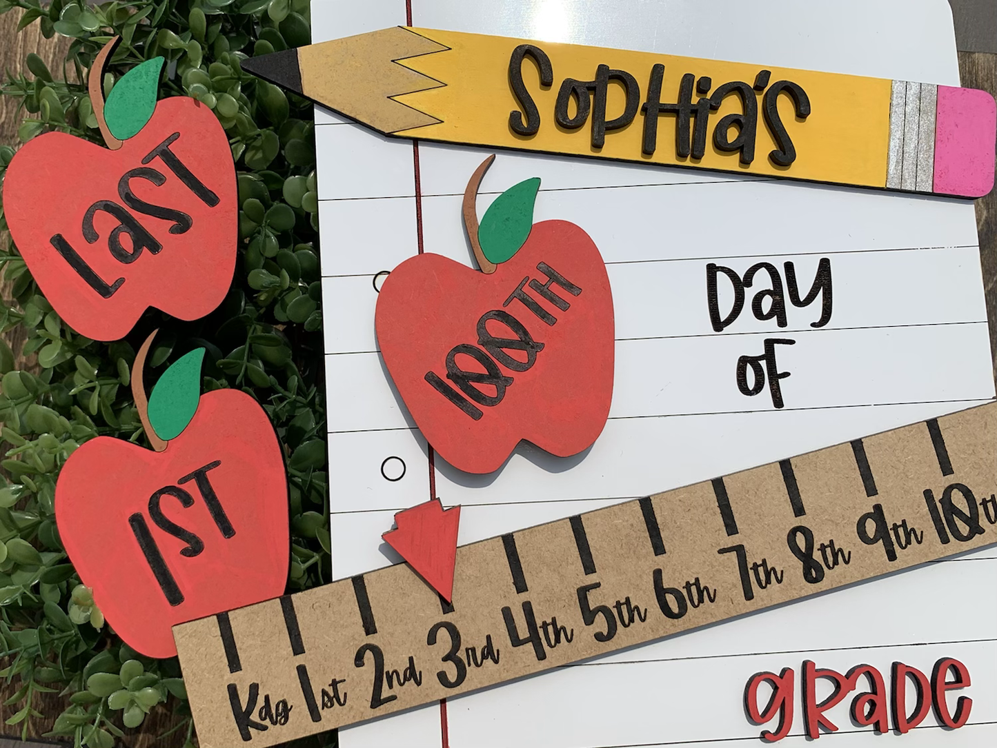 Reusable - First Day Of School Sign K-12
