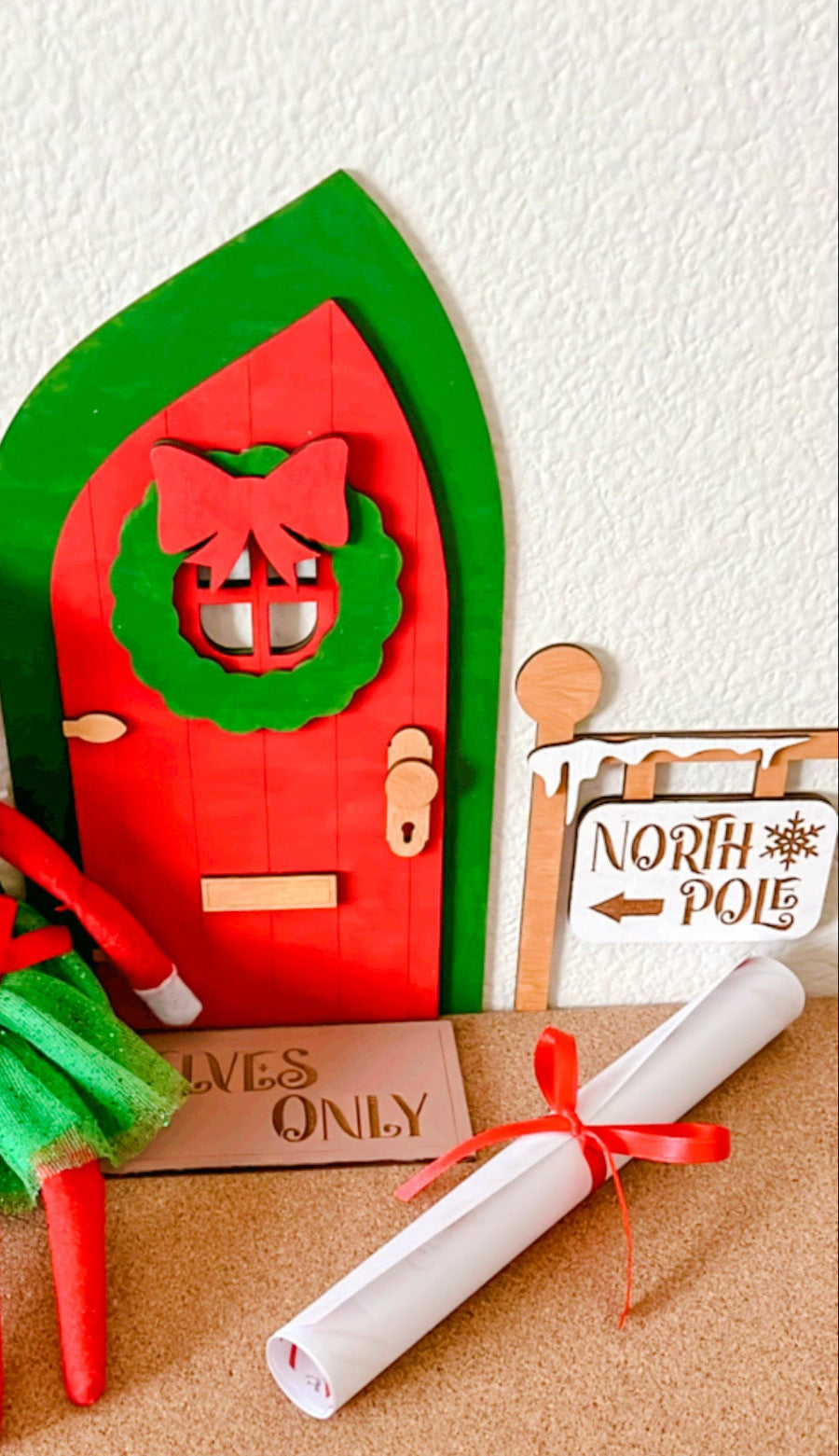 Magic Elf door DIY paint kit