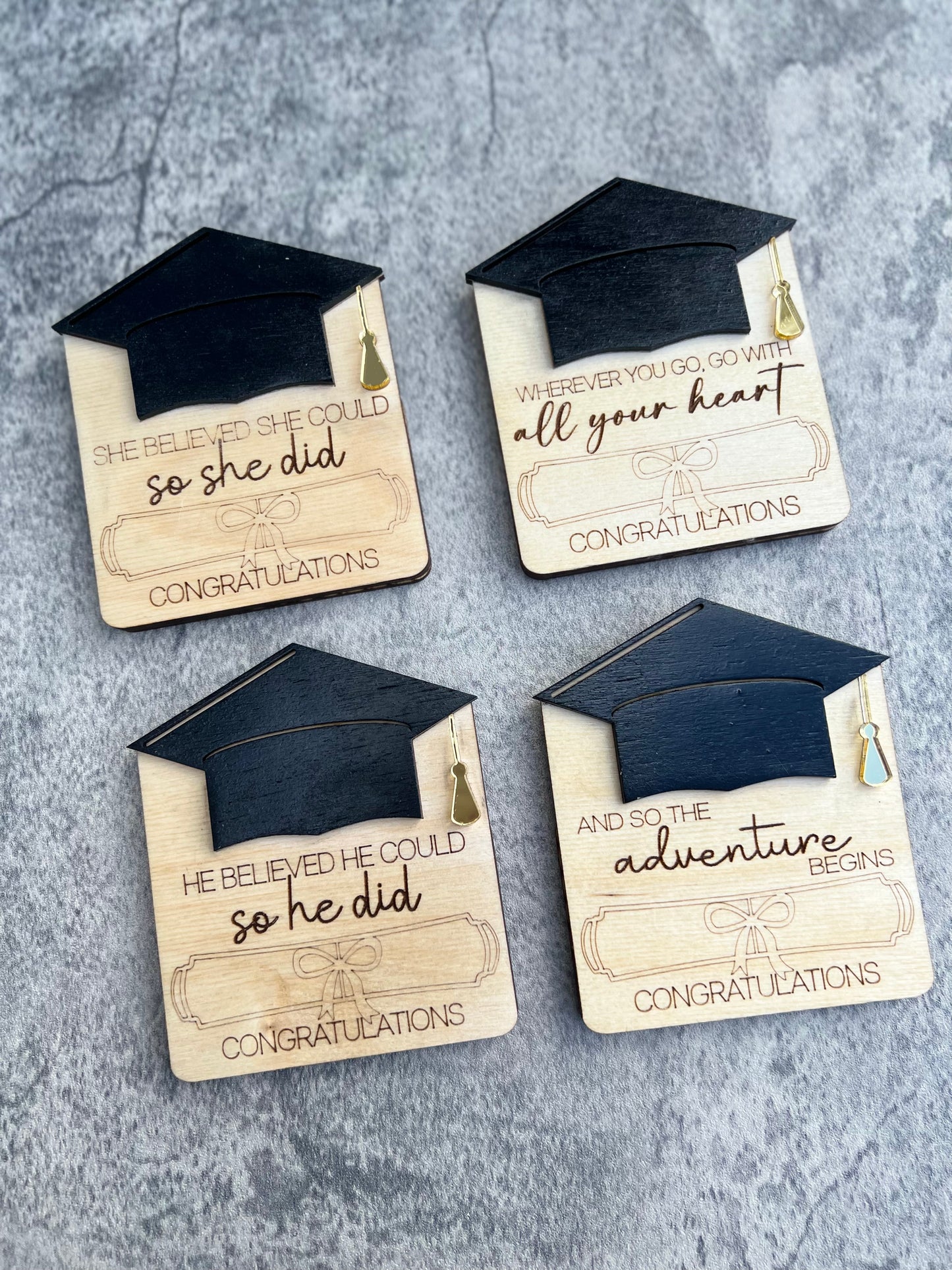 Graduation money or gift card holder