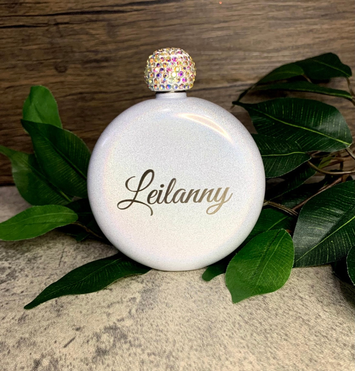 Personalized round women’s drink holder