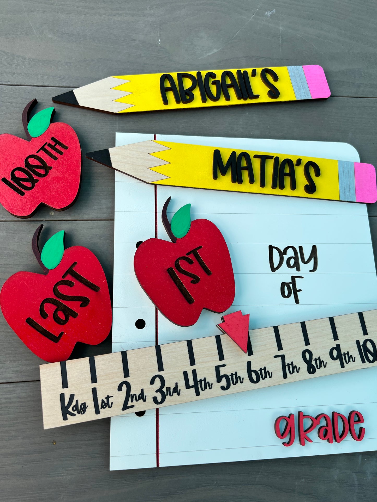 Reusable - First Day Of School Sign K-12