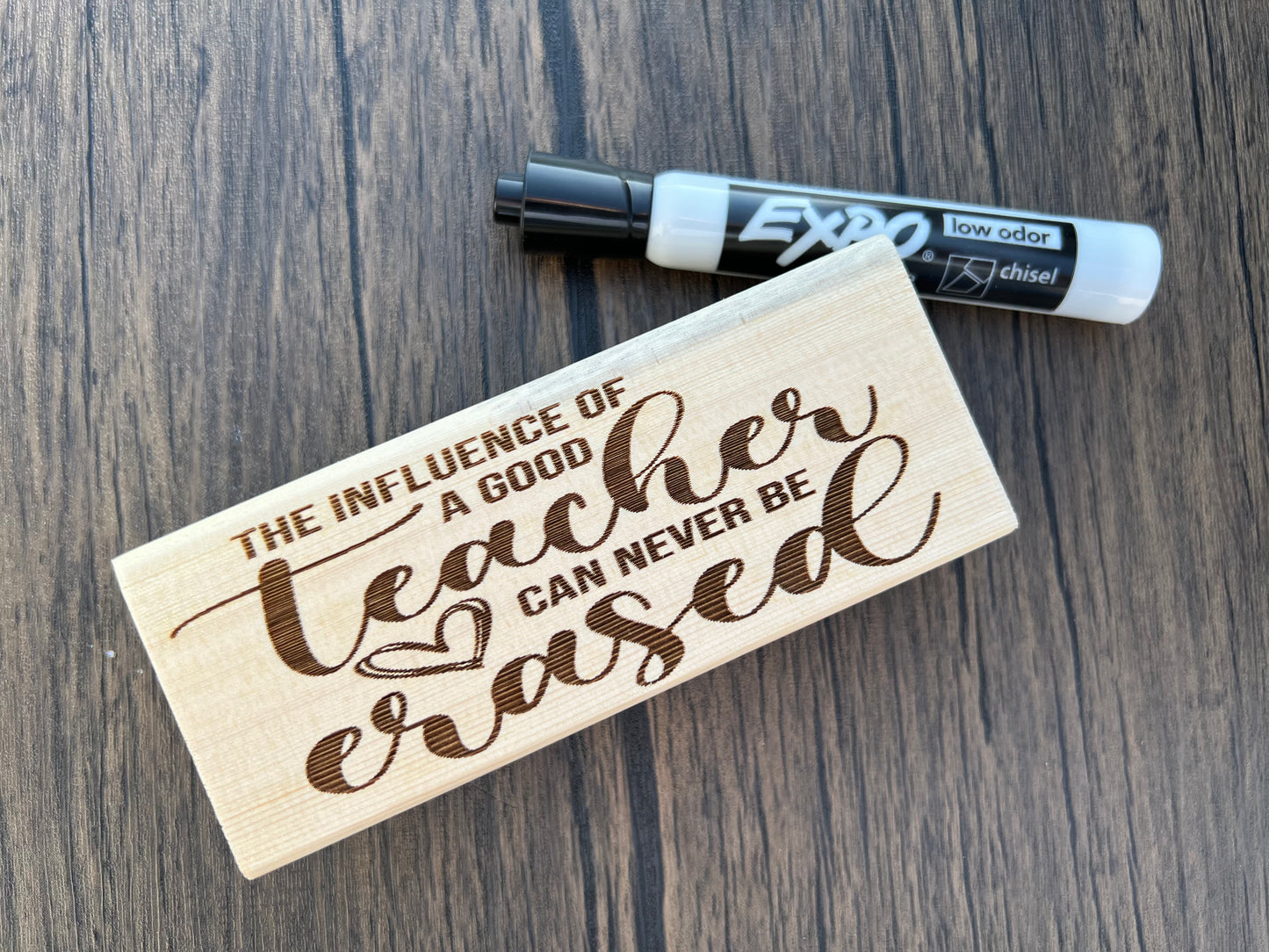 Personalized whiteboard eraser