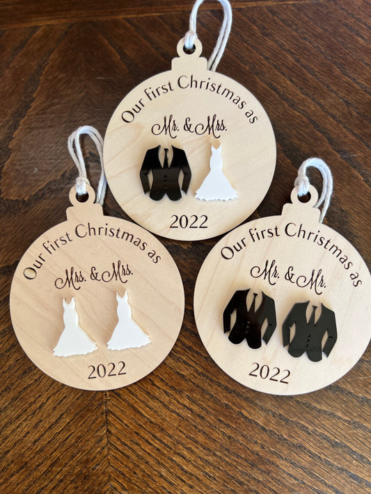 1st year married ornament