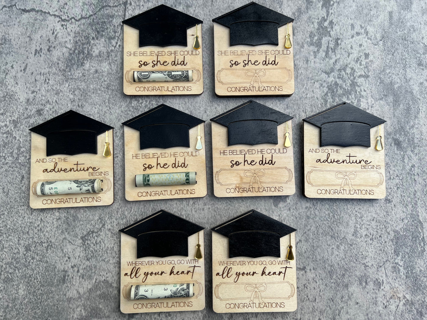 Graduation money or gift card holder