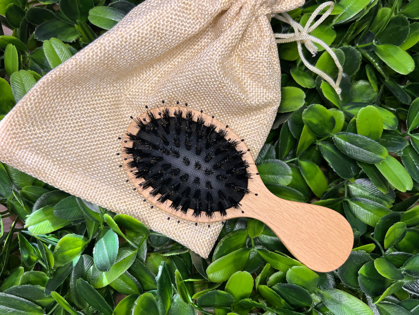 Customizable Mini wooden brush