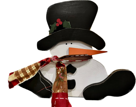 Snowman shelf sitter paint kit
