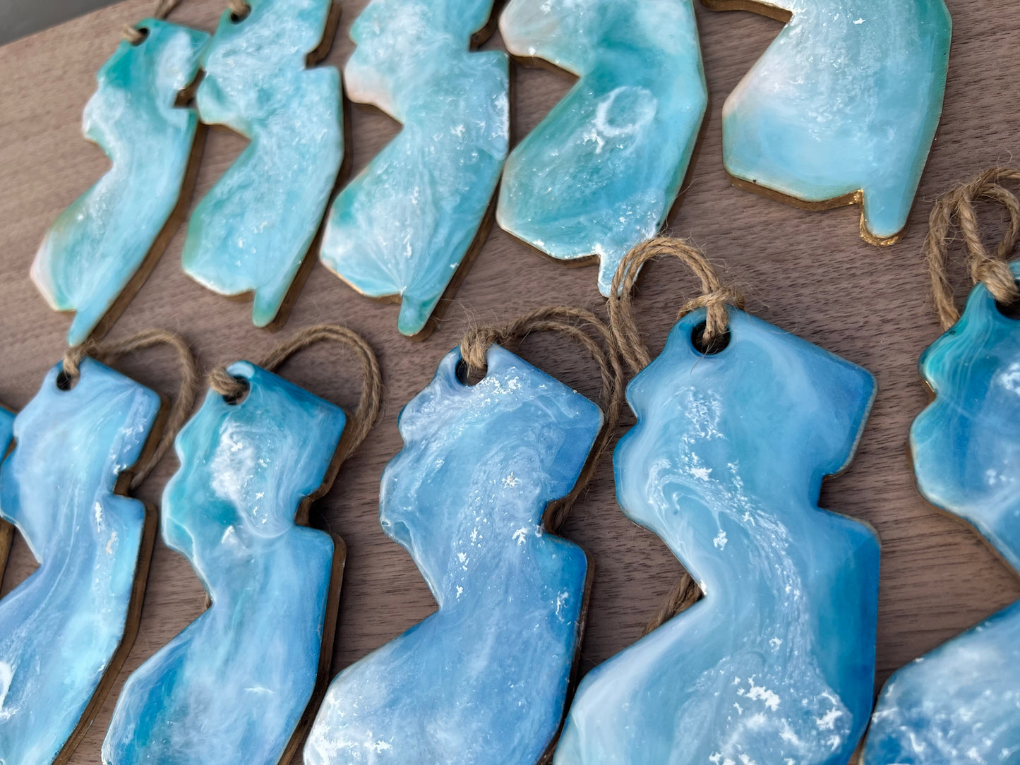 Nj beach ornament/ hanging decor/ jersey shore gifts