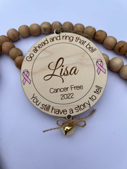 Cancer survivor bell Ornament