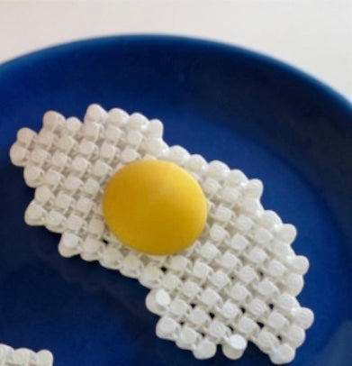 Fried Egg Fidget Toy, 3D PrintedSensory Toy