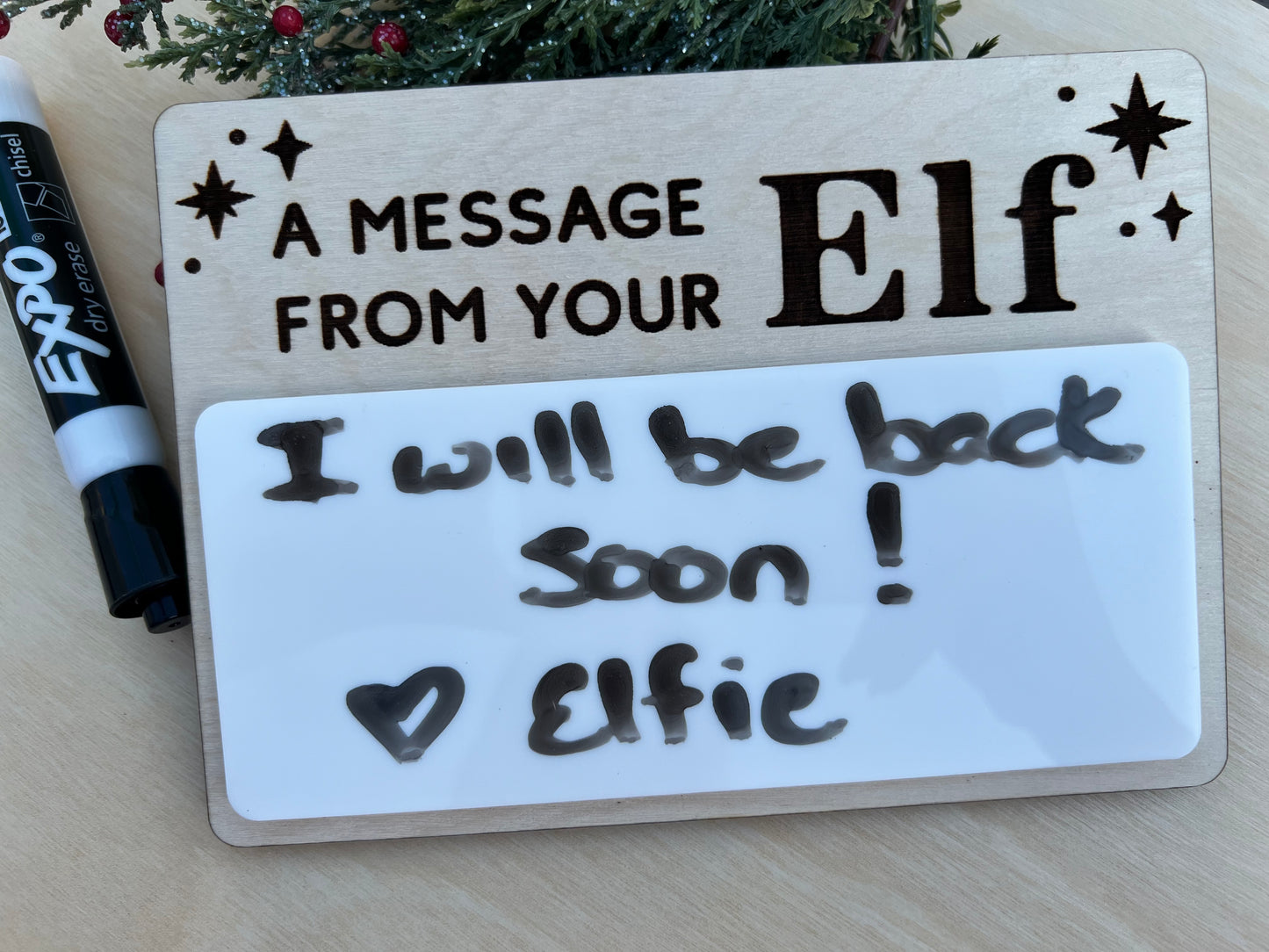 A message from your elf