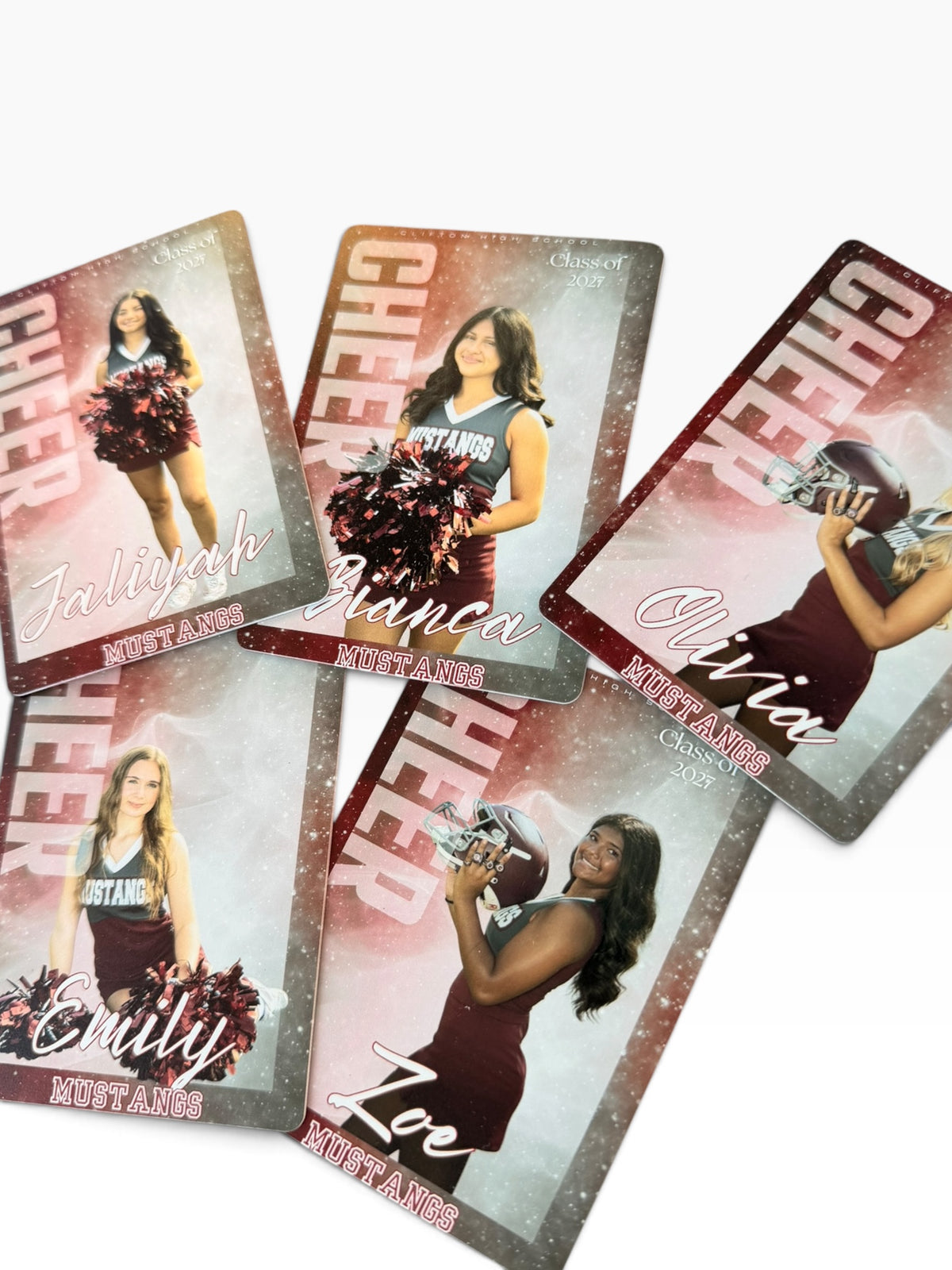 Personalized School sport trading card