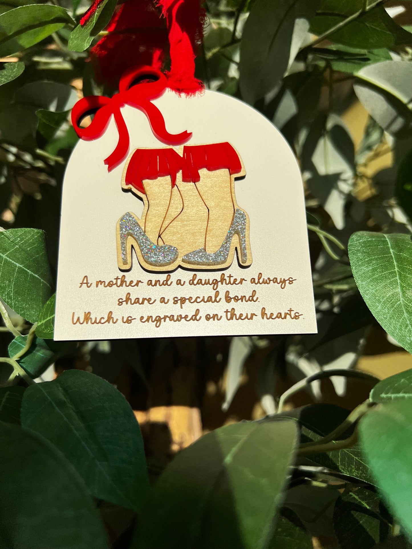 Mommy - Daughter ornament